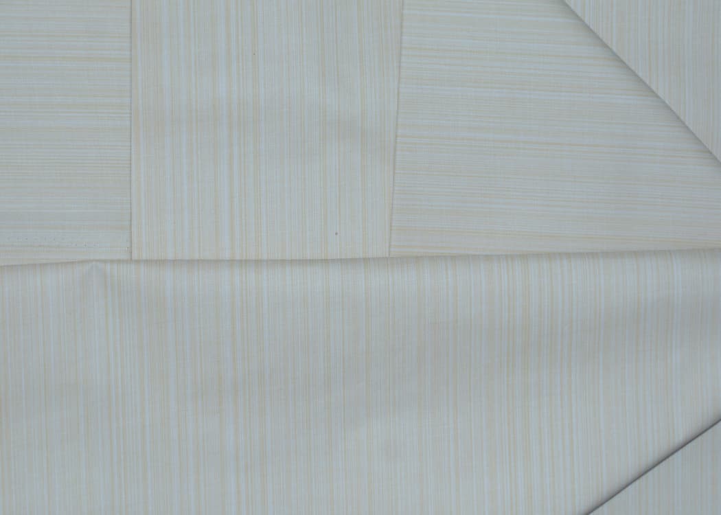 Men's Unstitched Cotton Khader Suit - Cream