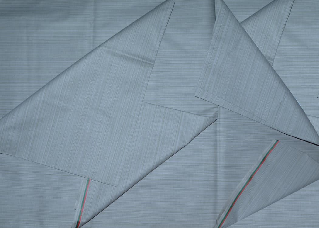 Men's Unstitched Cotton Khader Suit -Grey Color