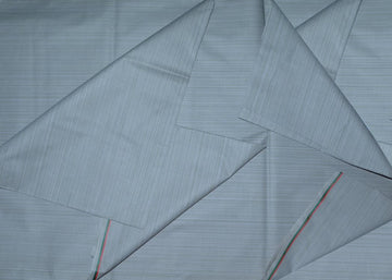 Men's Unstitched Cotton Khader Suit -Grey Color