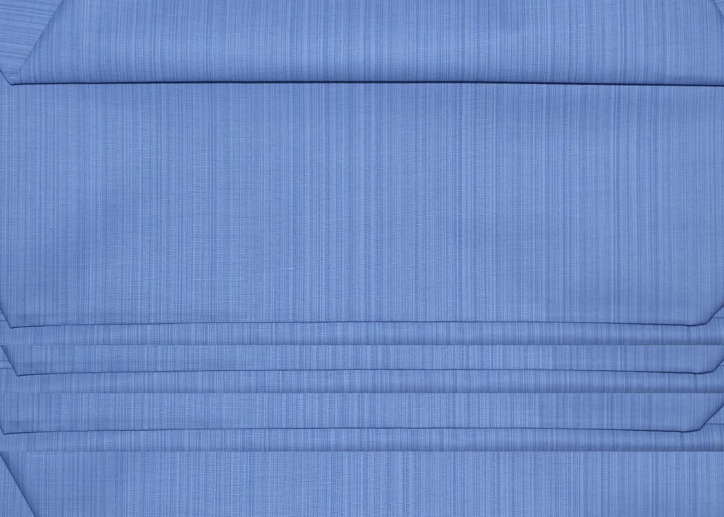 Men's Unstitched Cotton Khader Suit -Cornflower Blue